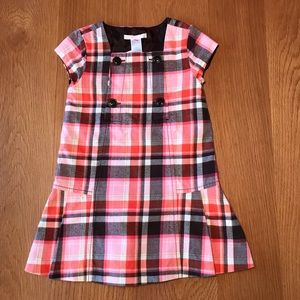 Janie and Jack plaid pleated dress
